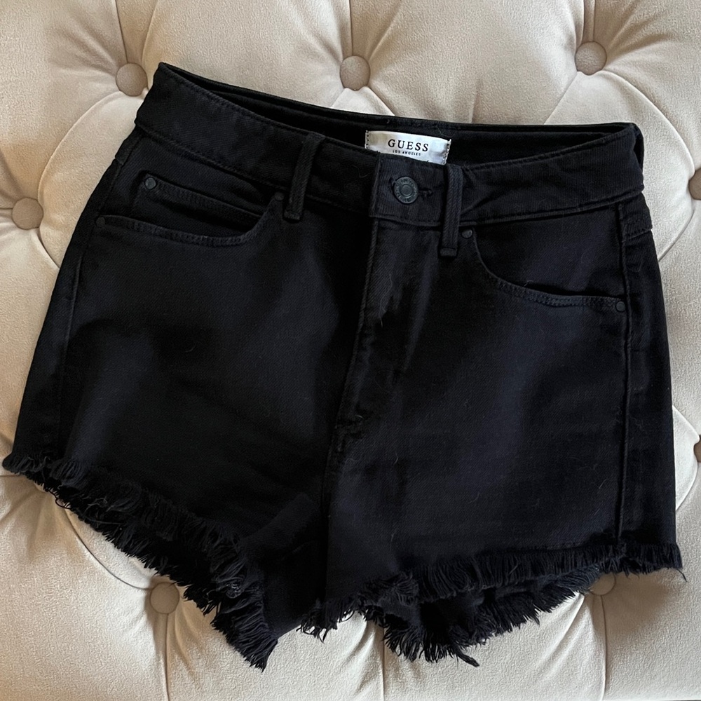 GUESS Women's Dark Jean Shorts